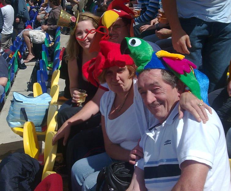 Mervyn John and family